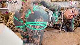 Skinny dreadlocks hippie slut rides monster cock anal sloppy blowjob