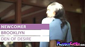 Ebony ring babe brookliyn wren smokes while stripping massive natural tits