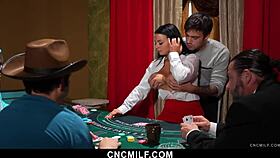 hot croupier payton preslee freeuse fucked during game