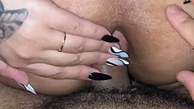 whoops, got my cock all messy from that tight anal ride with big ass gaping