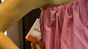 wanna see me try these sexy see-through outfits in the public fitting room? 👀🔥