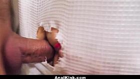 natasha nice's shower turns into steamy anal pounding session