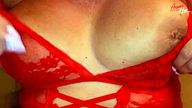 Chubby Stepmom Gets Plucked and Fucked Hard in Bedroom