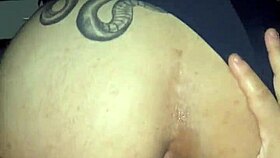 whoops, got my cock all messy from that tight anal ride with big ass gaping