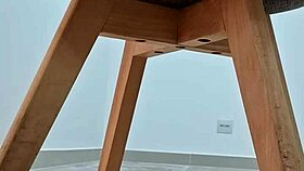 Diogo Brasileiro strokes his cock in solo masturbation session