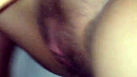 young czech teen strokes cock perfectly in homemade vid, ending with hot cumshot on boobs