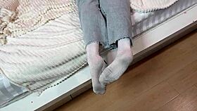 Broke Friend's Jeans Ripping Into Her Tight Pussy