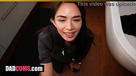 European babe deepthroats and fucks neglected patient in hospital pov action