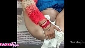 caught her peeing that juicy desi pussy then pounded it deep