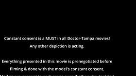 angel santana and aria nicole spread for first gyno exam closeups