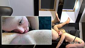 Julia rims ass first time, oh yeah lick it deep!