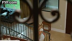 kiara cole's naughty shower fantasy with lucas pounding her petite shaved pussy hard