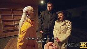 Swap4k Charlie Dean Drills Two Latinas Hard