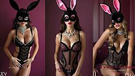 hey, wanna watch Synumay's ai e-girl bunny tease her lingerie curves?