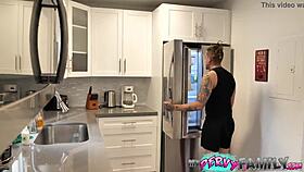 Pranking my big titty babe jeanie marie leads to rough group monster cock bang