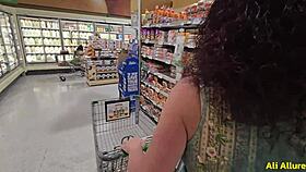 Ali Allure Gets Her Shaved Pussy Teased By Stepson In Lingerie Trailer