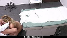 doctor's sly methods slip close to shy patient's pussy