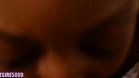 Suck Deep and Fuck Hard: Curvy Ebony Milf Bent Over Doggystyle Pounding