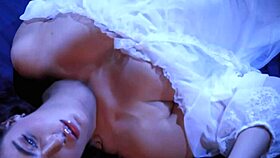 vampire shemale gets bareback assfucked until monster cock drains his balls