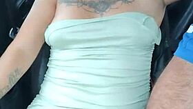 Uber driver gropes tattooed Mexican whore publicly