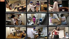 NURSE GIGGLES Gapes Ass for Patient's Huge Cock!