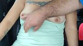 Uber driver gropes tattooed Mexican whore publicly