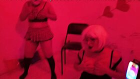 Beautiful mature ladies dive into adult content with innocent curiosity