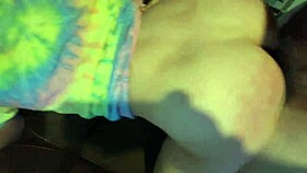 Bent over doggystyle with spanking and rough cumshot finish
