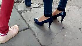 hermosa princesa rocks sexy zapatillas with style