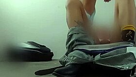 mexican college students fuck hard in storage room