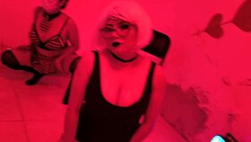 Beautiful mature ladies dive into adult content with innocent curiosity