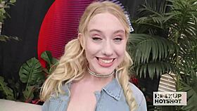 Petite Kallie Taylor Begs Bryan Gozzling to Slam Her Tight Pussy Hard!
