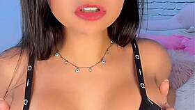 Sensual Brazilian pornstar Emanuelly Raquel teases with hot JOI and ass worship flashing big tits