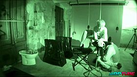 Two Cocks Two Pussies And Strapon Bondage In Dark Dungeon Orgy