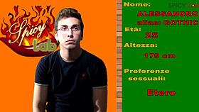 First-Time Italian Goth Girl's Porn Casting Debut with Exclusive Interview