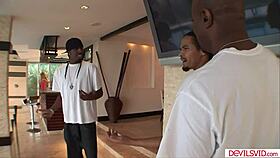 why resist when three monster bbcs double stuff this petite 18+ blonde?