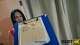 Russian Whore Punished Anal Pussy Debt Smoking