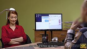 Big titted czech trades pussy for desperate cash loan