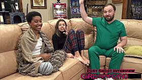 nurse aria nicole moans hard fucked missionary in exam room after hours