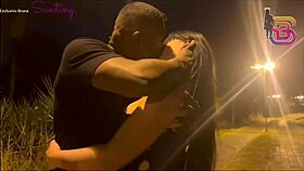 hey cuck watch this big black cock stretch my tight ass outdoors?