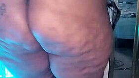 arrogant ebony bbw goddess dominates in heels and fetish play