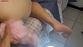 Hotwife's Tight Asshole Takes Homemade Anal Creampie Pounding Till Overflowing