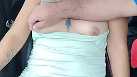 Uber driver gropes tattooed Mexican whore publicly