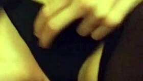 blonde milf teacher strips bra panties in sexy stockings tease