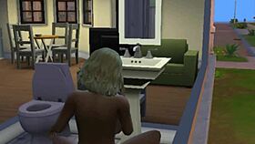 romantic latina bathes in leather for steamy shower anal fantasy vagina play