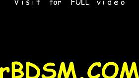 beauty gets her giant racks clamped hardcore while sucking huge cock pov