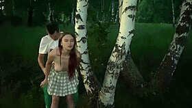 damn, fucking my best friend's hot girlfriend hard in the forest again