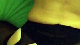 blonde milf teacher strips bra panties in sexy stockings tease