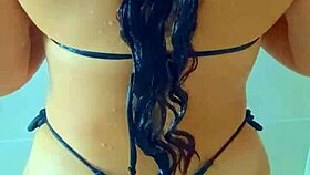 why tease when this tanned latina beauty craves shower massage leading to deep anal? 