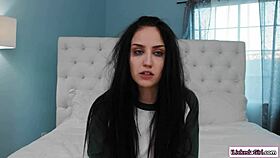 busty brunette bunny films her girlfriend licking pussy eagerly